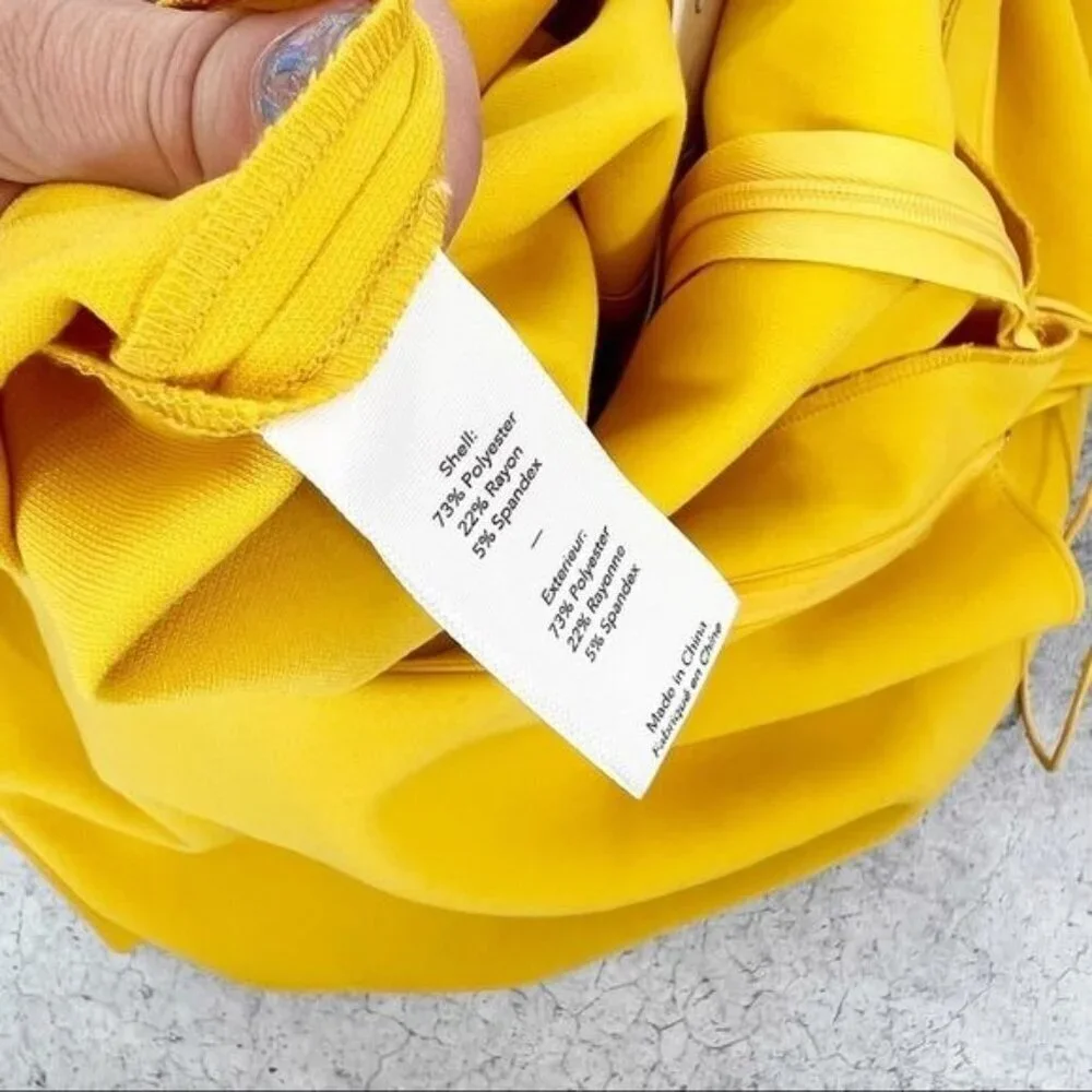 LIKELY Driggs Dress Goldenrod Yellow Strapless Revolve Cocktail Midi Size 8 NWT